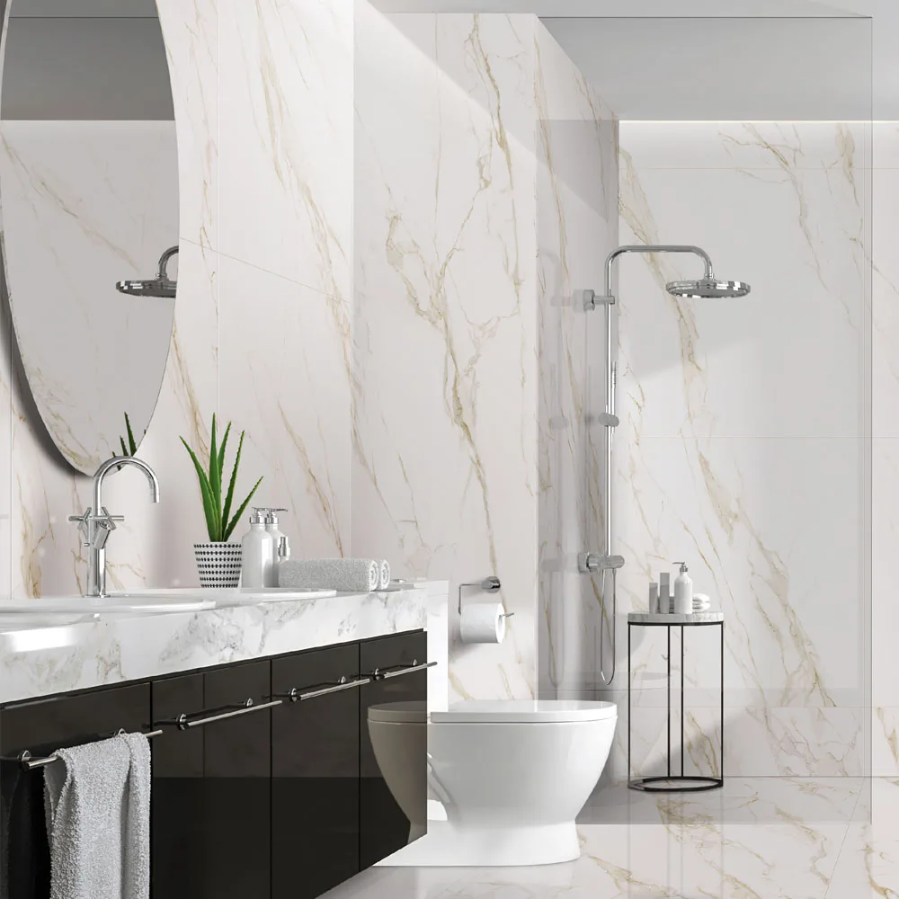 <b>Divina</b> Calacatta Gold 60x120 lucido R9 - immagine 2