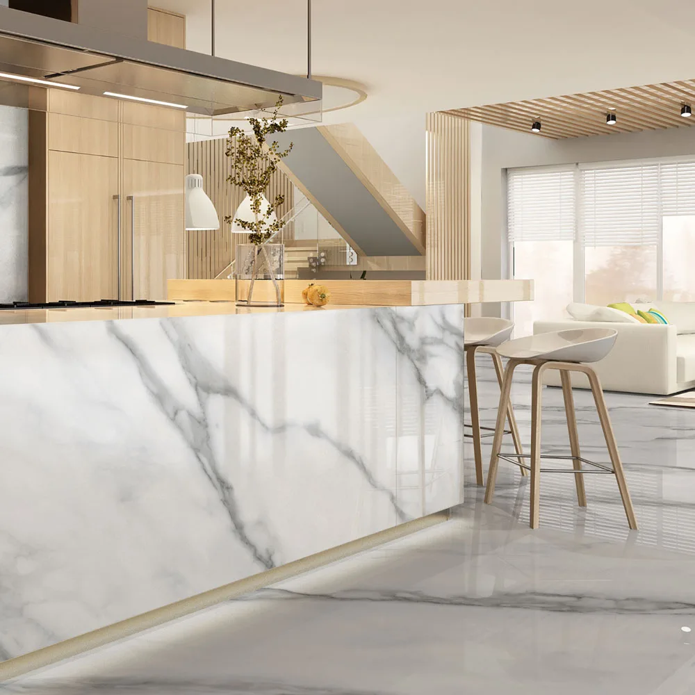 <b>Divina</b> Calacatta 60x120 lucido R9 - immagine 2